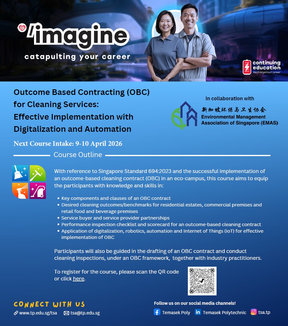 ETIH@TP Course on OBC for Cleaning Services - Course Intake: APRIL 2026